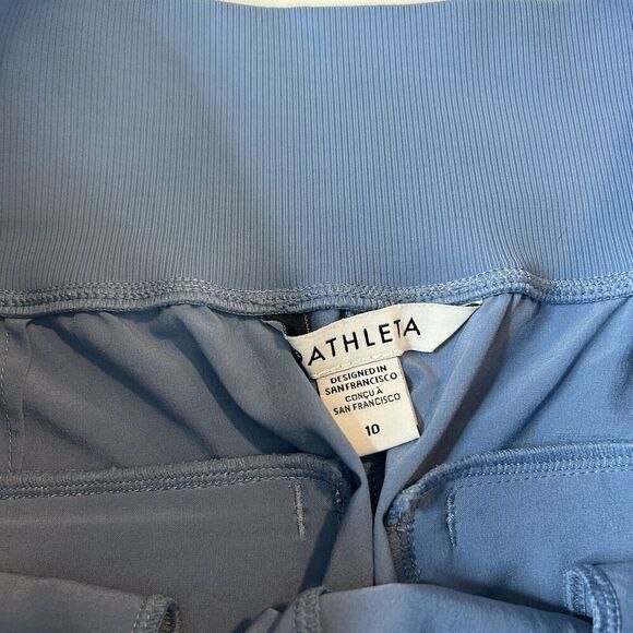 Athleta Nolita Slim Tapered Crop Pant Women’s 10 Cottage Blue Athleisure - Picture 6 of 11